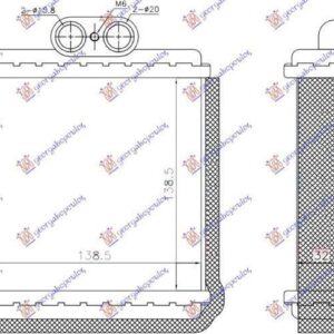 010006500 Suzuki Vitara 2θυρο 1989-1998 | Ψυγείο Καλοριφέρ