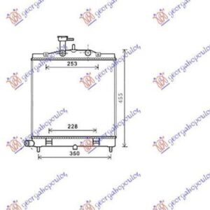 010106310 Kia Picanto 2008-2011 | Ψυγείο Νερού