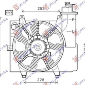 010106450 Kia Picanto 2008-2011 | Βεντιλατέρ