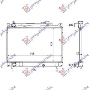 010506330 Suzuki Vitara 4θυρο 1992-1998 | Ψυγείο Νερού