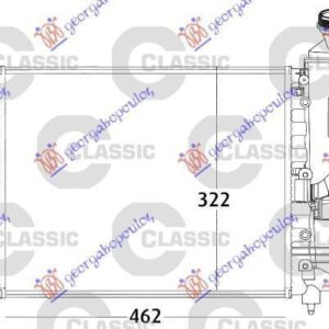 016706305 Citroen Saxo 1999-2004 | Ψυγείο Νερού