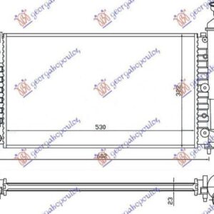 016706310 Citroen Saxo 1999-2004 | Ψυγείο Νερού