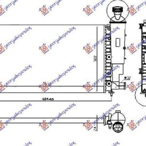 067106320 Citroen Saxo 1996-1999 | Ψυγείο Νερού