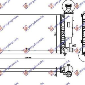 016706335 Citroen Saxo 1999-2004 | Ψυγείο Νερού