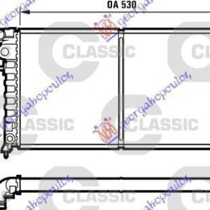 016706345 Citroen Saxo 1999-2004 | Ψυγείο Νερού