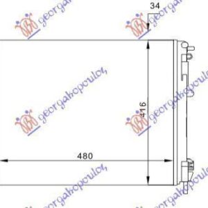 011306320 Renault Clio 2001-2006 | Ψυγείο Νερού Βενζίνη/Πετρέλαιο