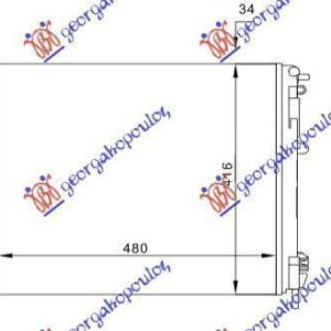 011306325 Renault Clio 2001-2006 | Ψυγείο Νερού Βενζίνη/Πετρέλαιο