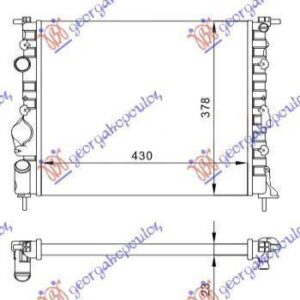 011306370 Renault Clio 2001-2006 | Ψυγείο Νερού Βενζίνη