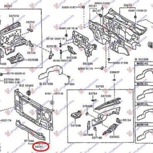 011100220 Toyota Hilux 4WD 1998-2001 | Μετώπη Εμπρός