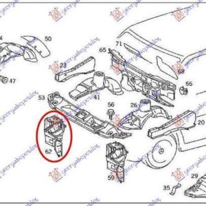 011200471 Mercedes-Benz Vito 1996-2004 | Φανοστάτης Εμπρός Δεξιός