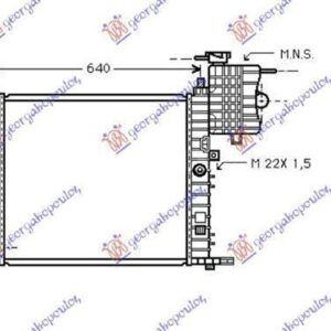 011206330 Mercedes-Benz Vito 1996-2004 | Ψυγείο Νερού Βενζίνη/Πετρέλαιο