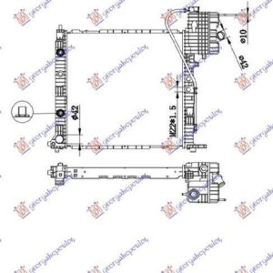 011206340 Mercedes-Benz Vito 1996-2004 | Ψυγείο Νερού Βενζίνη/Πετρέλαιο