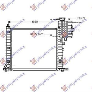 011206350 Mercedes-Benz Vito 1996-2004 | Ψυγείο Νερού