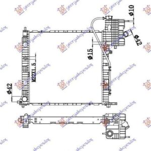 011206355 Mercedes-Benz Vito 1996-2004 | Ψυγείο Νερού