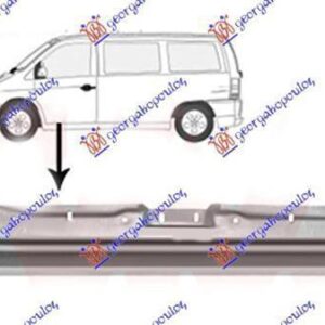 011208224 Mercedes-Benz Vito 1996-2004 | Πάτωμα Πόρτας Εμπρός Αριστερό