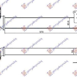 011306200 Renault Clio 2001-2006 | Ψυγείο Intercooler