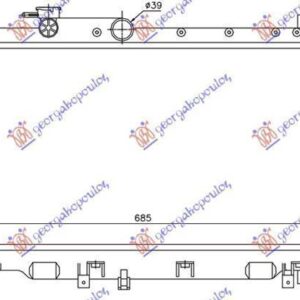 011906310 Subaru Impreza 2001-2008 | Ψυγείο Νερού