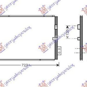 836006400 Toyota Hiace 2006- | Ψυγείο A/C