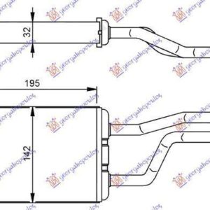 836006500 Toyota Hiace 2006- | Ψυγείο Καλοριφέρ