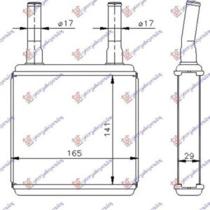 032406500 Hyundai Atos Prime 2003-2007 | Ψυγείο Καλοριφέρ