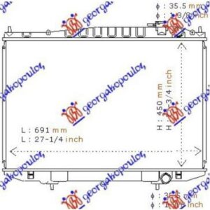 023106335 Nissan Navara 2001-2010 | Ψυγείο Νερού Βενζίνη