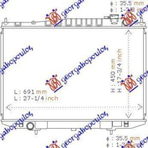 013106315 Nissan Navara 1998-2001 | Ψυγείο Νερού Diesel