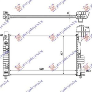 013406300 Mercedes-Benz A-Class 1998-2004 | Ψυγείο Νερού Βενζίνη