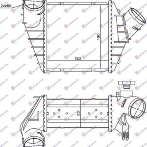 013806200 VW New Beetle 1998-2011 | Ψυγείο Intercooler