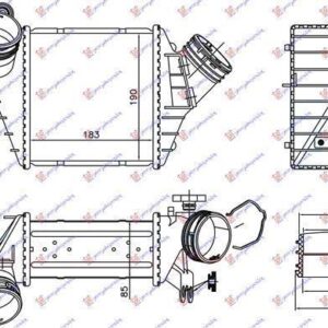 013806210 VW New Beetle 1998-2011 | Ψυγείο Intercooler