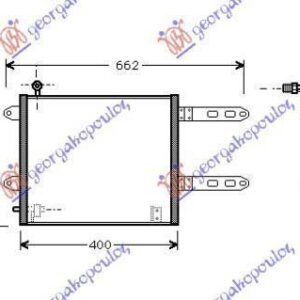 013906400 VW Lupo 1998-2005 | Ψυγείο A/C