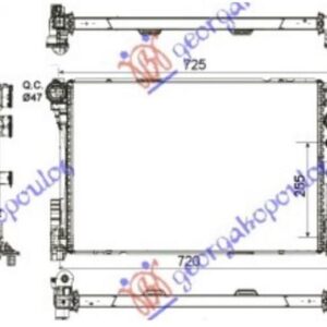 014306335 Mercedes-Benz C-Class 2007-2011 | Ψυγείο Νερού