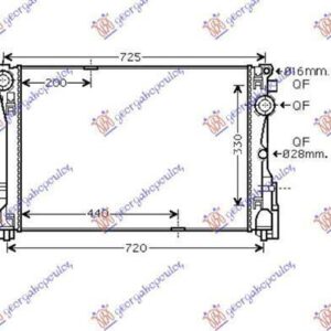 536006340 Mercedes-Benz C-Class 2011-2014 | Ψυγείο Νερού