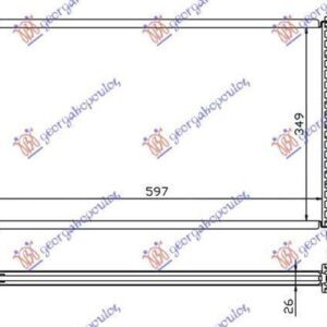 014706320 Ford Focus 1998-2004 | Ψυγείο Νερού