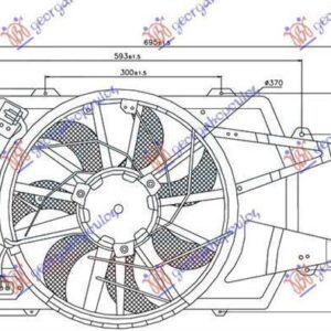 014706460 Ford Focus 1998-2004 | Βεντιλατέρ