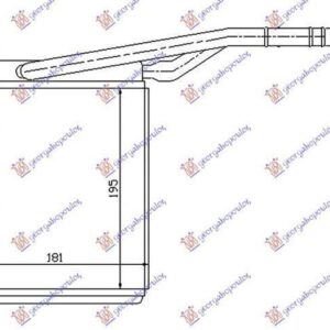 098306500 Ford Transit Connect 2003-2010 | Ψυγείο Καλοριφέρ