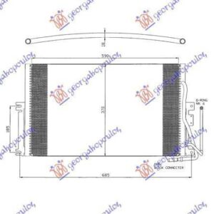 015106400 Opel Vectra 1999-2002 | Ψυγείο A/C