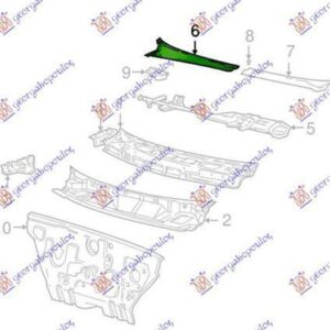 015701031 Hyundai Accent Liftback 1999-2002 | Τροπέτο Υαλοκαθαριστήρων Δεξιό