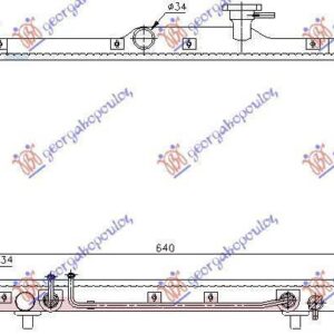 015706310 Hyundai Accent Liftback 1999-2002 | Ψυγείο Νερού