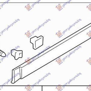 015606591 Hyundai Accent Hatchback 1999-2002 | Φάσα Φτερού Πίσω Δεξιά