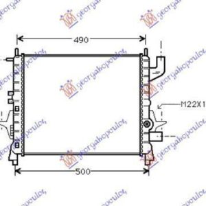 016906310 Renault Twingo 1998-2000 | Ψυγείο Νερού