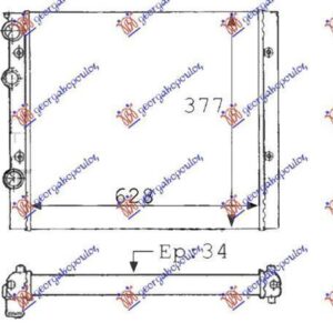 070206325 VW Polo 1994-1999 | Ψυγείο Νερού