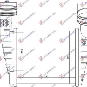 018506200 VW Passat 2000-2005 | Ψυγείο Intercooler Βενζίνη