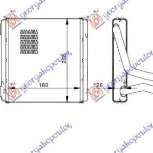 018806500 Mercedes-Benz E-Class 2002-2009 | Ψυγείο Καλοριφέρ