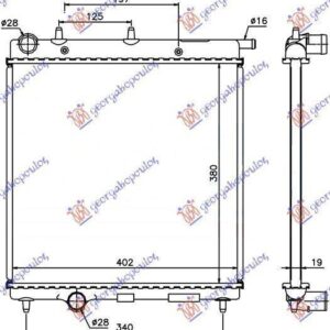 014006300 Citroen C2 2008-2010 | Ψυγείο Νερού