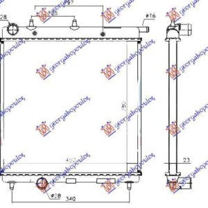 019506305 Citroen C2 2003-2008 | Ψυγείο Νερού