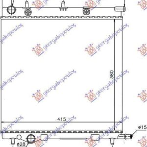 014006320 Citroen C2 2008-2010 | Ψυγείο Νερού