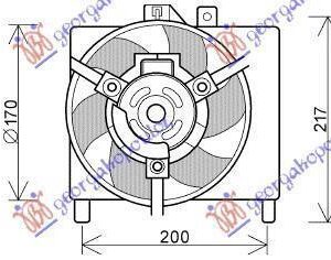 548906440 Smart Roadster 2003-2007 | Βεντιλατέρ Intercooler