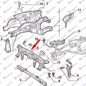 019400220 Alfa Romeo 147 2000-2010 | Μετώπη Εμπρός