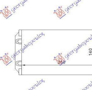 019506500 Citroen C2 2003-2008 | Ψυγείο Καλοριφέρ