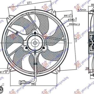 033706440 Peugeot Expert 2007-2016 | Βεντιλατέρ